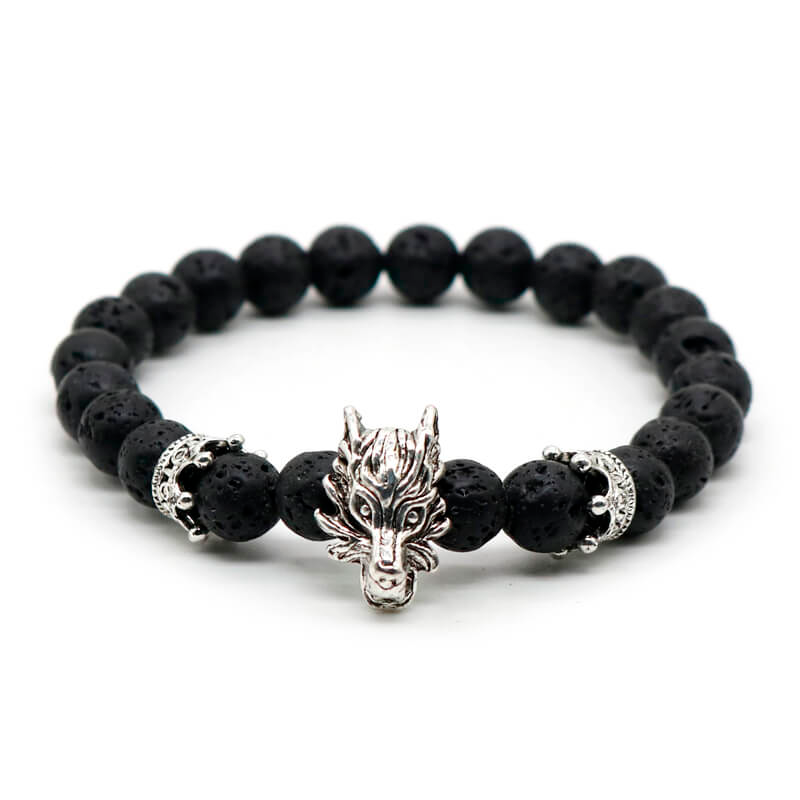 Gold Lucky Wolf Bracelet