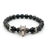 Gold Lucky Wolf Bracelet